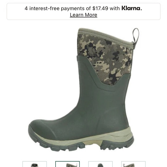 Muck Boots Arctic Grip Camo Green - Picture 2 of 6